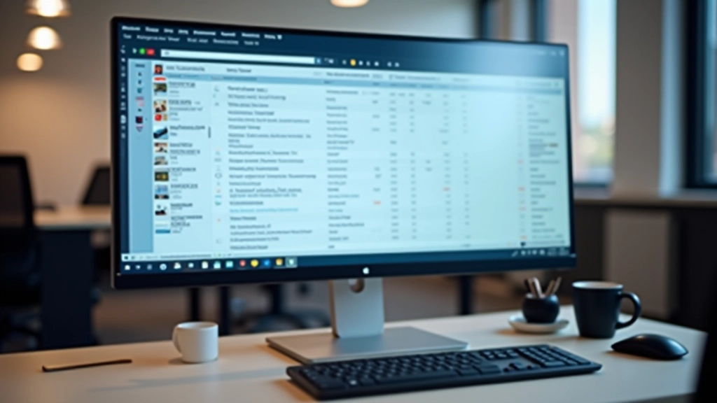 Výběr volných pracovních míst zobrazený na monitoru v online systému